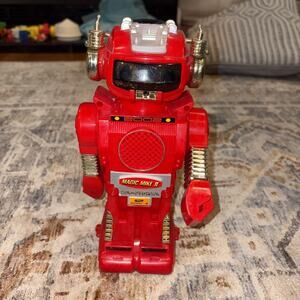 Vintage Aladdin OMNI 2 Model B Robot Red Hong Kong
